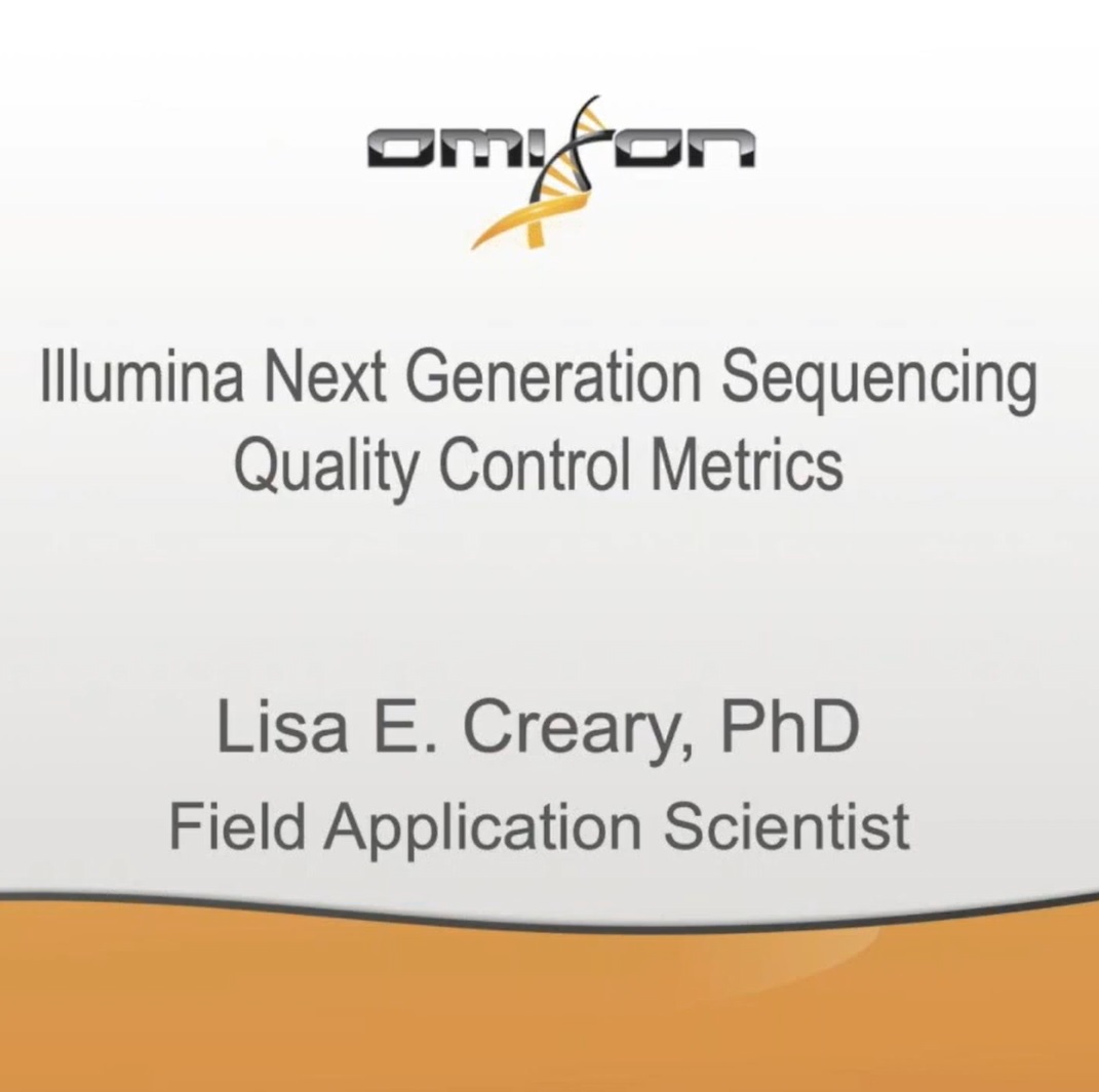 llumina Next Generation Sequencing Quality Control metrics